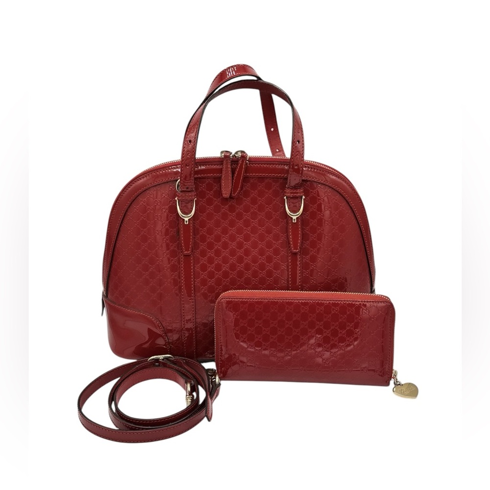 Gucci Micro Guccisima Handbag + Wallet